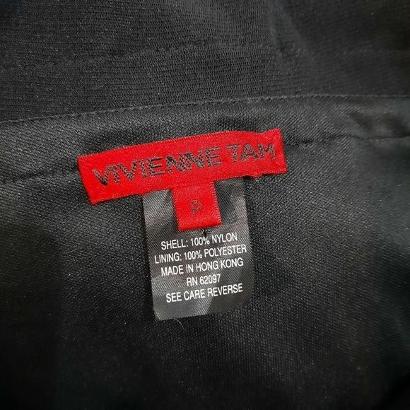 𝅺VIVIENNE Tam Dress size Small Black Mesh Mini Long Sleeve Ruffle Pockets - Picture 6 of 8